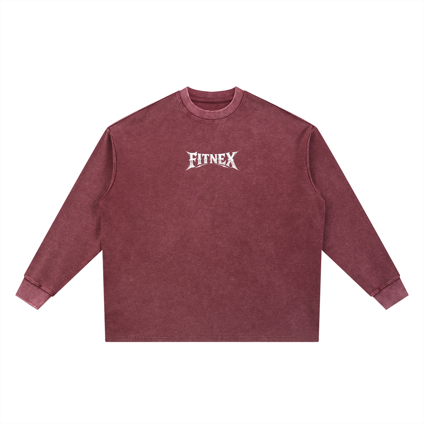 Mineral Wash Waffle Oversized T-Shirt