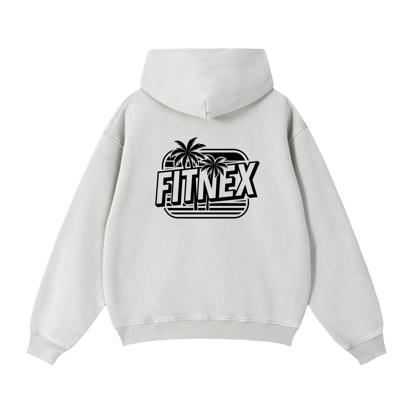 Zip-Through Tropical Hoodie