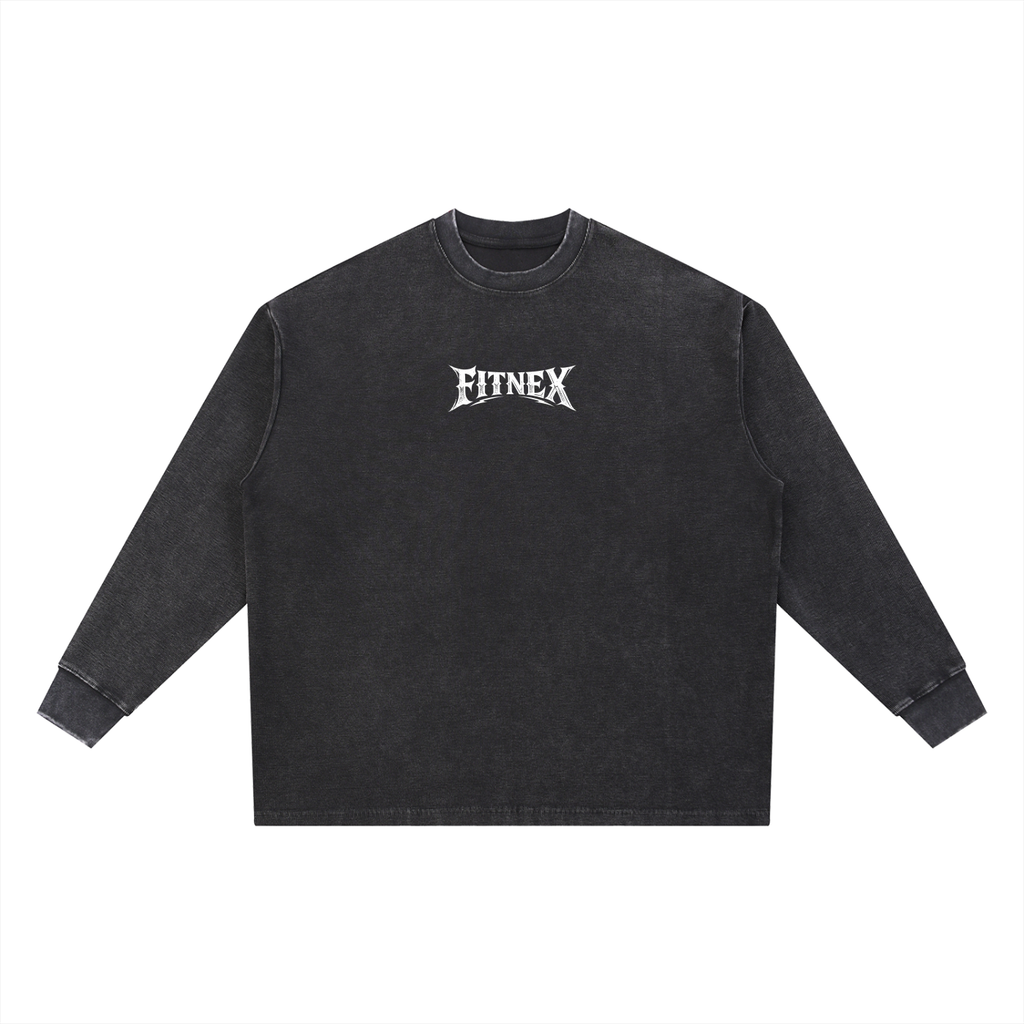 Mineral Wash Waffle Oversized T-Shirt